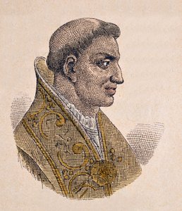 教皇エティエンヌ2世（ステファン、ステファノ、ステファヌス）の肖像（752～757年 作： Italian School