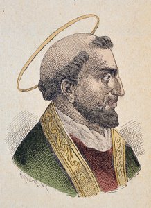 教皇エバリストス（エバリストスまたはエバリストス1世）1世（97〜107）の肖像 作： Italian School