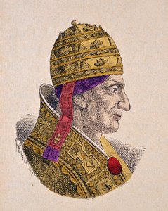 教皇グレゴワール10世（グレゴリオ、グレゴリウス、グレゴリー）の肖像（1271年～1276年 作： Italian School