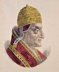 教皇インノセント4世（インノチェンツォ、インノケンティウス）の肖像（1243-1254年 作： Italian School