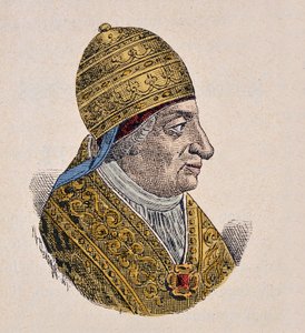 教皇インノセント7世（インノチェンツォ、インノケンティウス）の肖像（1404年～1406年 作： Italian School