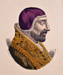 教皇インノセント6世（インノチェンツォ、インノケンティウス）の肖像（1352年～1362年 作： Italian School