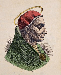 教皇シリチェ（シリシウス、シリチオ）の肖像（384～399年 作： Italian School