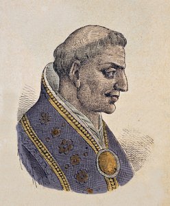 教皇シシンニウス（シシンニオ）の肖像（708年 作： Italian School