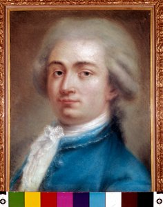著者Carlo Goldoniの肖像 作： Italian School