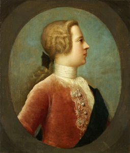 チャールズ・エドワード王子、1740年頃（油彩・キャンバス 作： Italian School