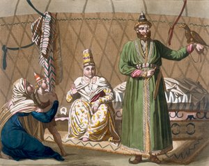 キルギス国民の王子と元首、1820年代から30年代 作： Italian School