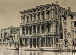 ヴェネツィアのロバート・ブラウニングス（1812-89）邸宅 作： Italian School