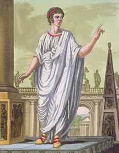 LAntica Roma、1825年から雇用を主張するローマ市民 作： Italian School