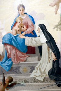 聖カタリナ教会（Chiesa di Santa Caterina）。聖カタリナと聖母子。ヴァラッツェ。イタリア。 作： Italian School