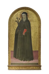 アッシジの聖クレア 1425-1450年頃（パネル） 作： Italian School