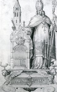 レーゲンスブルクの聖ヴォルフガング（934年頃～994年頃）（彫刻作品 作： Italian School