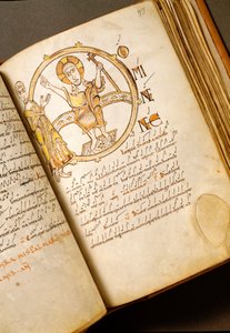 ネウメ付き歌唱ページ ボローニャ派の手稿。(MS.123-フォリオ93r) 11世紀 ローマ、アンジェリカ図書館 作： Italian School