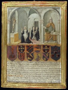 シエナの聖カタリナ (1347-80) 聖痕を受ける 作： Italian School