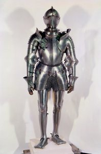シュヴァリエベヤード（1475-1524）、1510年頃（金属）のものと考えられていた鎧のスーツ 作： Italian School