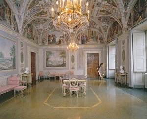 オーディエンスルーム、マッテオロッセリ（1578〜1650年）が1623年に描いたフレスコ画 作： Italian School