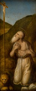 聖フランシスとジェロームの汚名、1480年頃（パネルに油彩） 作： Italian School