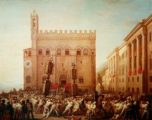 キャンドルの伝統的な祭り 作： Italian School