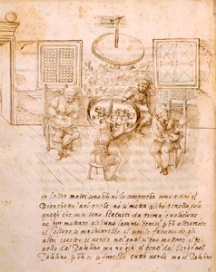 古代の造船術、1589年 作： Italian School