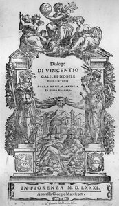 ヴィンチェンツォガリレイ作のデラムジカアンティカet（sic）della Modernaのタイトルページ、1581 作： Italian School
