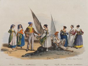 ナポリの民族衣装