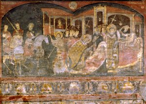 聖クレメントの遺体の譲渡 作： Italian School