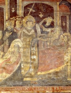 聖クレメントの遺体の譲渡 作： Italian School