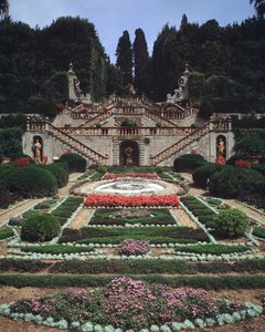 庭園の眺め 作： Italian School