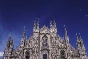 1386年に始まった西側ファサードの眺め 作： Italian School