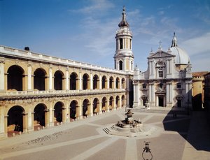 1570-87年に建てられたファサードの眺め 作： Italian School