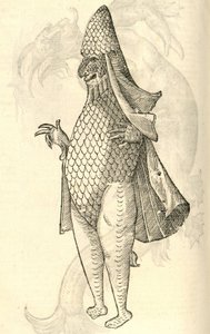 モンスターのマリノイラストカザコバエのモンスターからの司教情報の訓練、1642年 作： Italian School