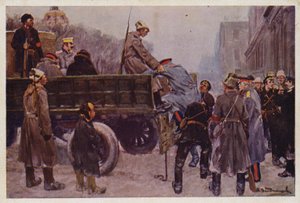 1917 年の 2 月革命中のロシアの将軍の逮捕 作： Ivan Alexeyevich (after) Vladimirov