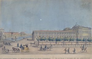 1814年、サンクトペテルブルクのアニチコフ宮殿 作： Ivan Alexeyevich Ivanov