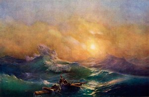 Highest Wave、1850、1939。 作： Ivan Ayvazovsky