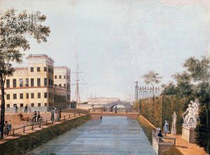 1839年のサンクトペテルブルクの眺め 作： Ivan Belonogov