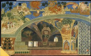 オペラ「サドコ」の装飾 (ニコライ) リムスキー コルサコフ (1844-1908)。 Oeuvre de Ivan Yakovlevich Bilibin (Bilibine) (1876-1942)、aquarelle sur papier