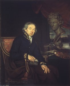 芸術家ディミトリ・レヴィツキーの肖像 1735-1822, 1812 作： Ivan Eremeevich Yakovlev