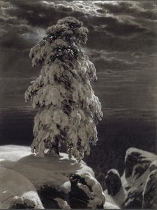 北の荒野、1890年。 作： Ivan Ivanovich Shishkin