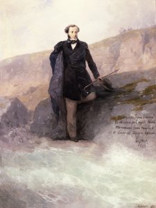 黒海の海岸のプーシキン（1799〜1837年）、1897年