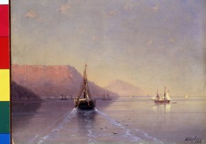 Jauietude (ツァルム)。 Peinture de Ivan Konstantinovich Aivazovsky (Ivan Konstantinovich Aivazovsky) 作： Ivan Konstantinovich Aivazovsky
