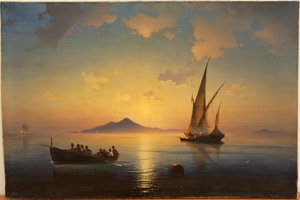ナポリの海 par Aivazovsky, Ivan Konstantinovich (1817-1900)