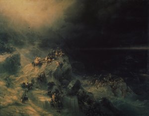 大洪水、1864 作： Ivan Konstantinovich Aivazovsky