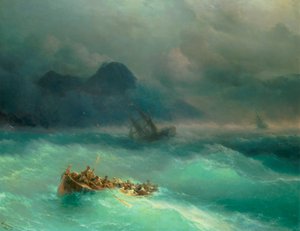 難破船 作： Ivan Konstantinovich Aivazovsky