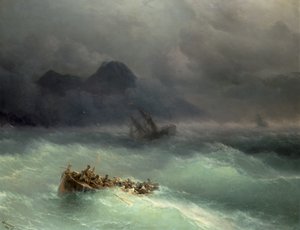 不明な画像 作： Ivan Konstantinovich Aivazovsky
