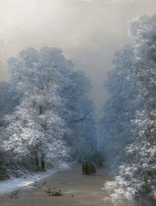 冬の風景、1876 作： Ivan Konstantinovich Aivazovsky