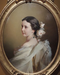 エカテリーナ・フョードロフナ・チュッチェワ1835-1882、1850年代半ばの肖像画