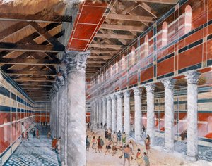 バスバシリカ、ロクセター ローマン シティ、1 世紀から 3 世紀、1990 年から 2010 年 作： Ivan Lapper