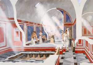 ウォール ローマン サイト、レトセトゥム、c2 世紀、1990 ～ 2010 年 作： Ivan Lapper