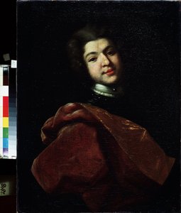 セルゲイ・ストロガノフ男爵 (1707-1756) の肖像 (セルゲイ・ストロガノフ男爵の肖像)。 Ivan Nikitich Nikitin (Nikitine) (1680 年頃 - 1742 年以降) による絵画、キャンバスに油彩 作： Ivan Nikitich Nikitin