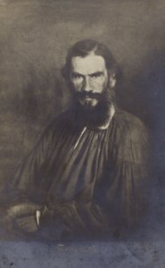 レオ・トルストイ、ロシアの小説家 作： Ivan Nikolaevich Kramskoy